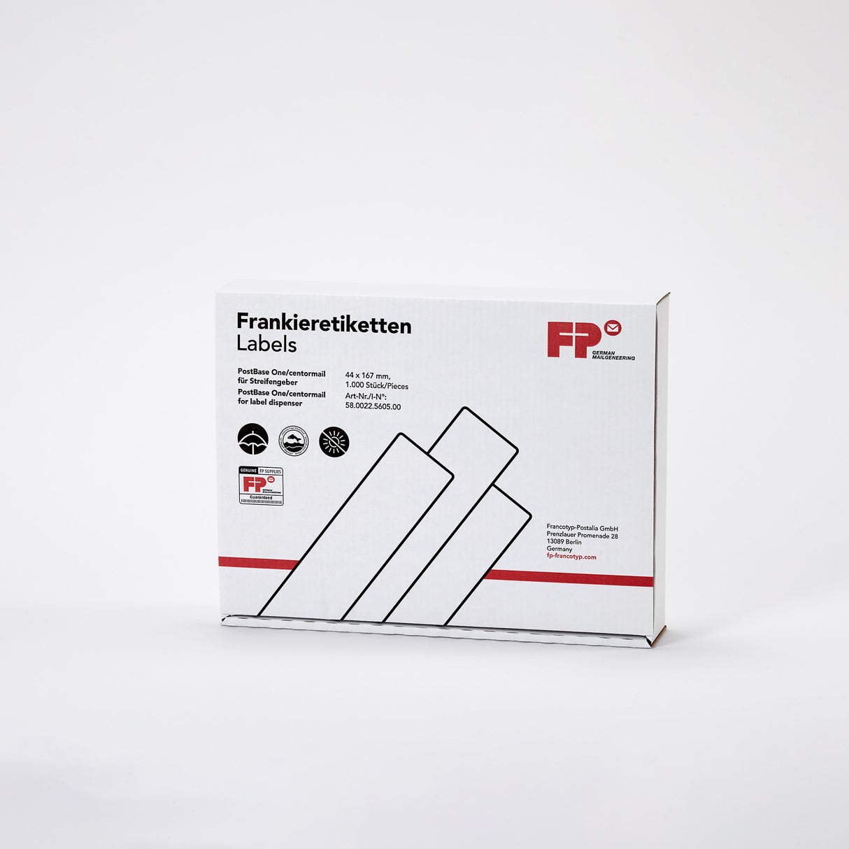 Frankierstreifen für PostBase - Streifengeber